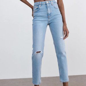 Zara ripped jeans